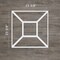 Ekena Millwork Large Marion Decorative Fretwork Wall Panels in Architectural Grade PVC, 23 3/8"W x 23 3/8"H x 3/8"T WALP24X24MAR - alternate 4